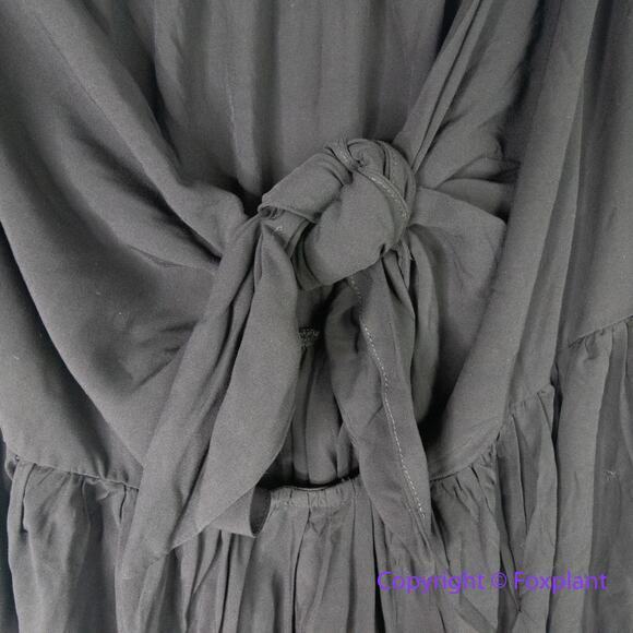 New! ELOQUII black‎ tie front maxi dress plus size 14 - Picture 5 of 13